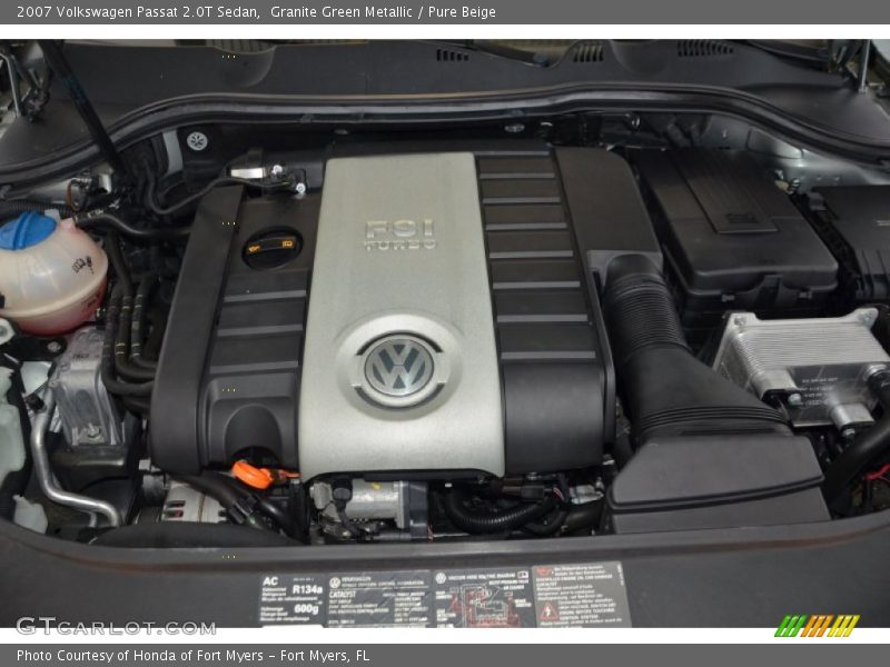 Granite Green Metallic / Pure Beige 2007 Volkswagen Passat 2.0T Sedan