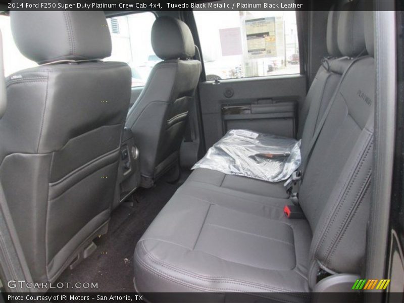 Tuxedo Black Metallic / Platinum Black Leather 2014 Ford F250 Super Duty Platinum Crew Cab 4x4