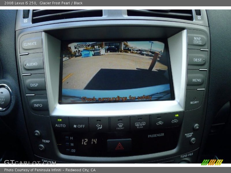 Glacier Frost Pearl / Black 2008 Lexus IS 250