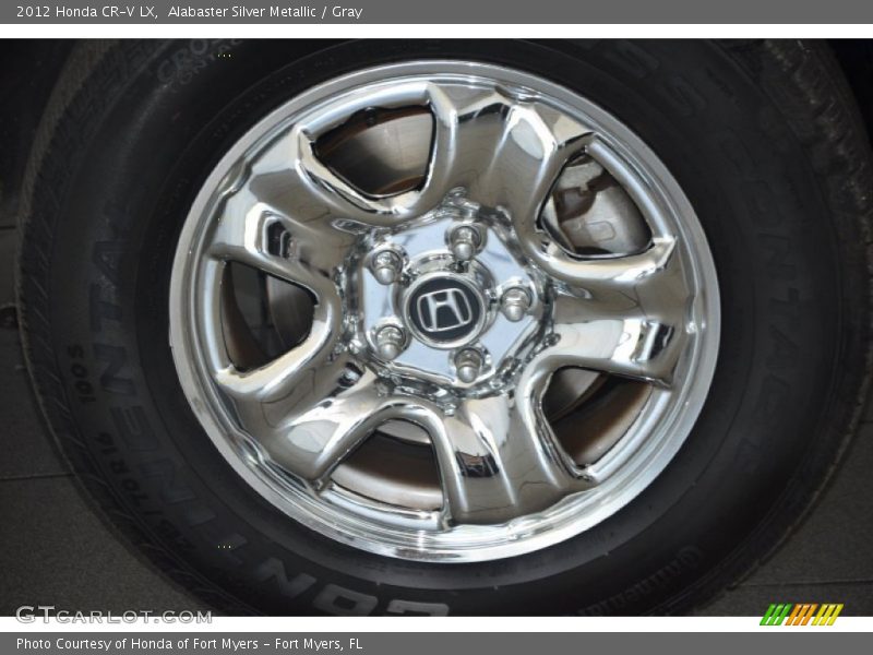 Alabaster Silver Metallic / Gray 2012 Honda CR-V LX