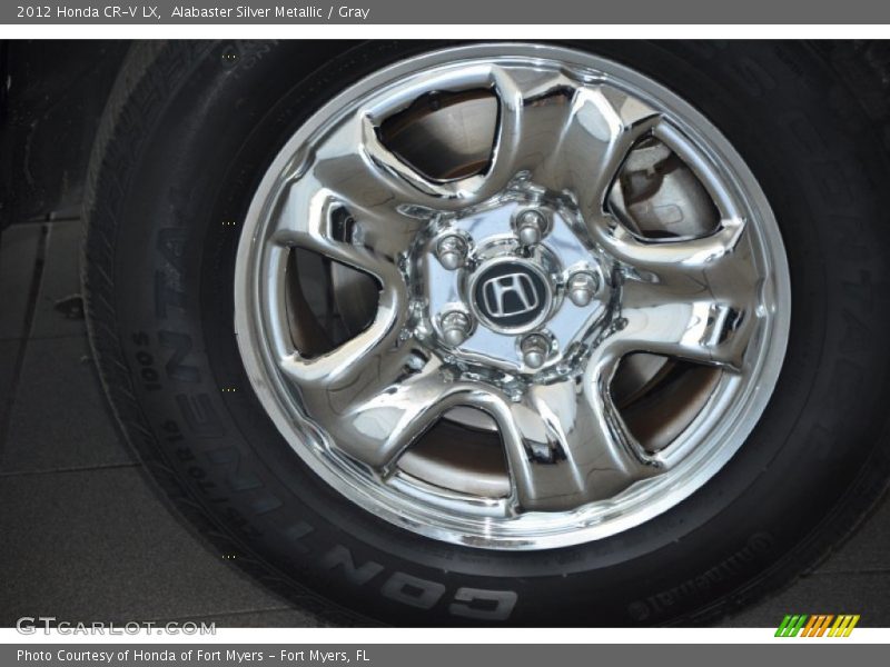Alabaster Silver Metallic / Gray 2012 Honda CR-V LX