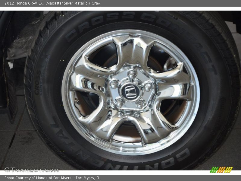 Alabaster Silver Metallic / Gray 2012 Honda CR-V LX