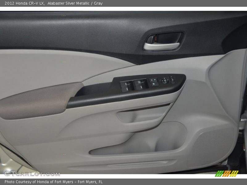 Alabaster Silver Metallic / Gray 2012 Honda CR-V LX