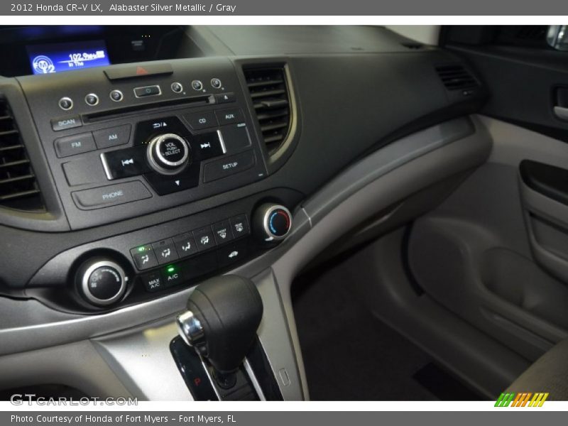 Alabaster Silver Metallic / Gray 2012 Honda CR-V LX