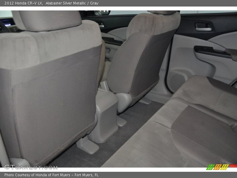 Alabaster Silver Metallic / Gray 2012 Honda CR-V LX