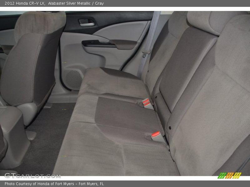 Alabaster Silver Metallic / Gray 2012 Honda CR-V LX