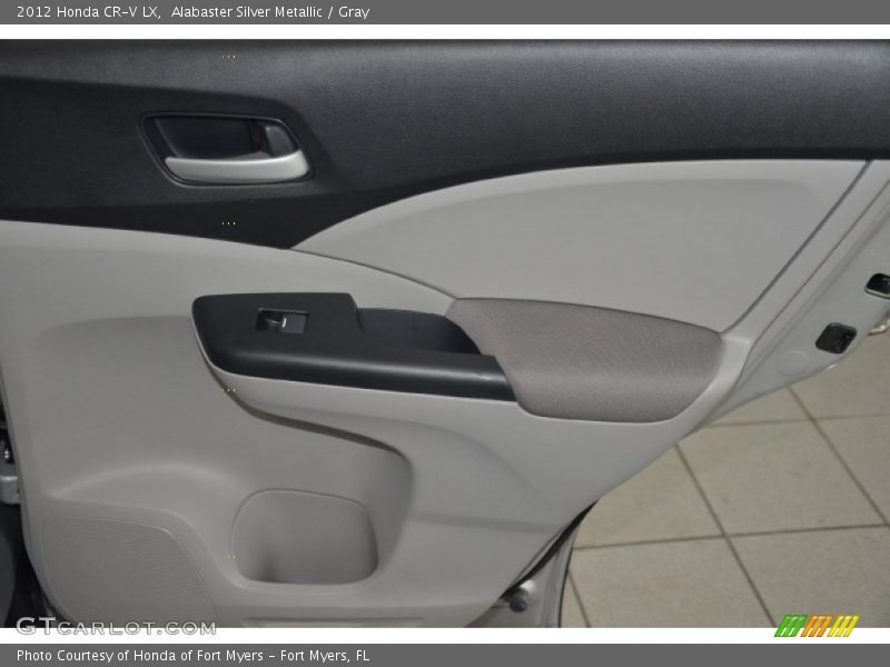 Alabaster Silver Metallic / Gray 2012 Honda CR-V LX
