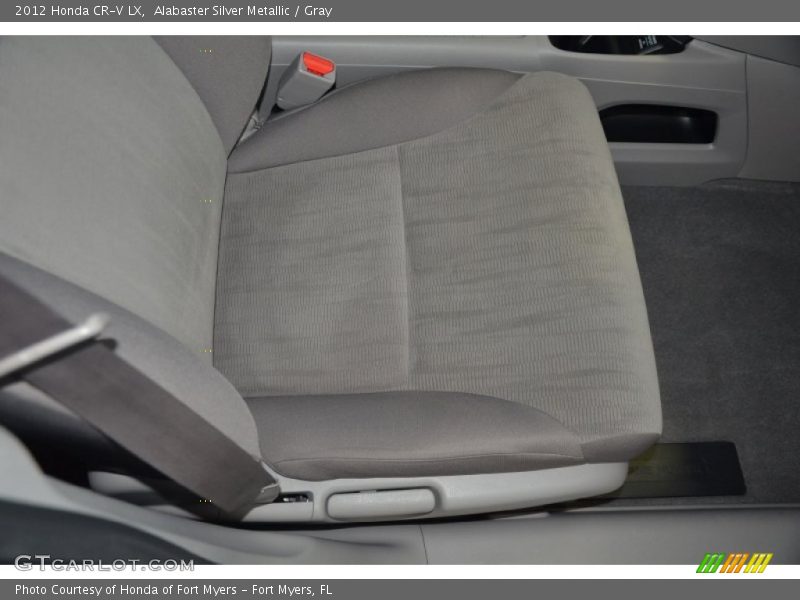 Alabaster Silver Metallic / Gray 2012 Honda CR-V LX