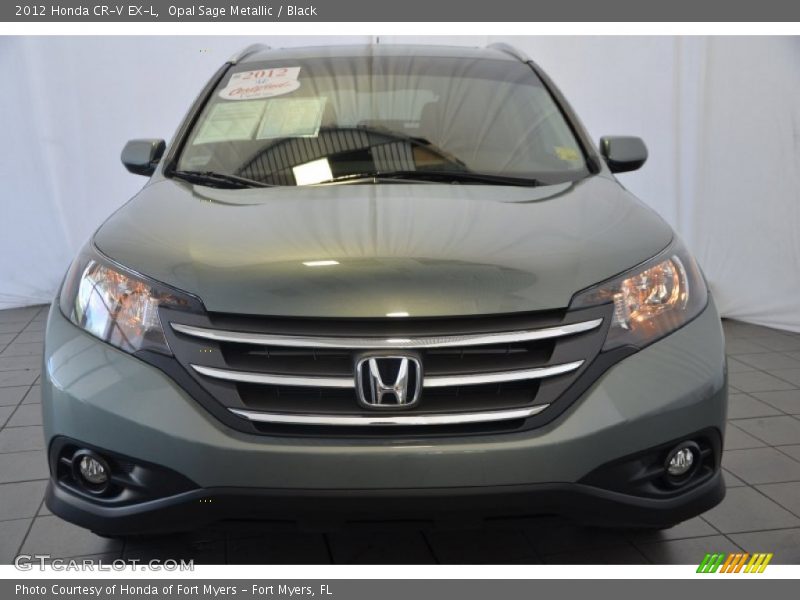 Opal Sage Metallic / Black 2012 Honda CR-V EX-L