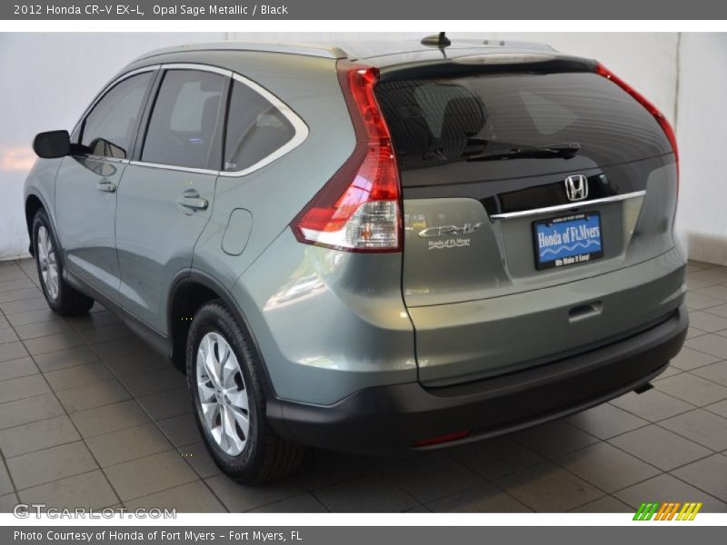 Opal Sage Metallic / Black 2012 Honda CR-V EX-L