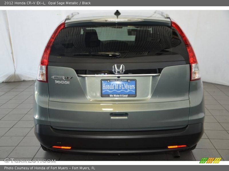 Opal Sage Metallic / Black 2012 Honda CR-V EX-L