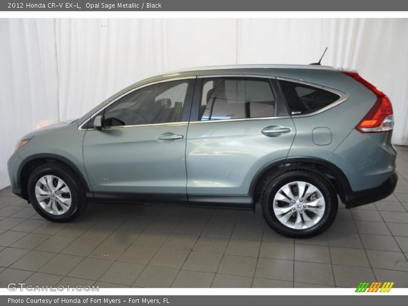 Opal Sage Metallic / Black 2012 Honda CR-V EX-L