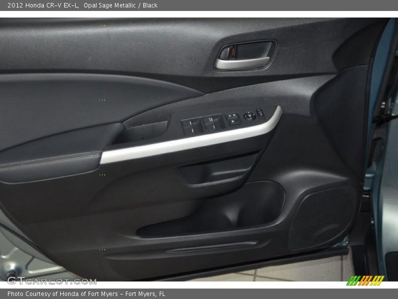 Opal Sage Metallic / Black 2012 Honda CR-V EX-L