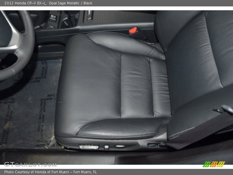Opal Sage Metallic / Black 2012 Honda CR-V EX-L