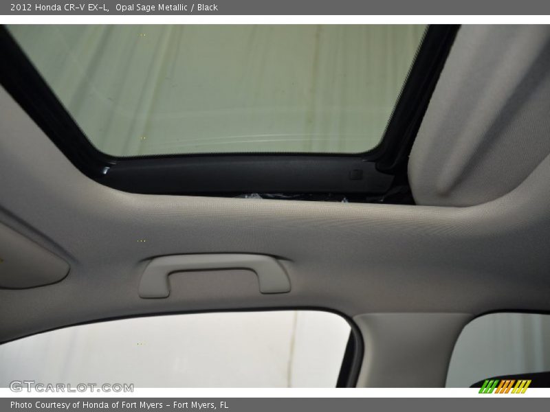 Opal Sage Metallic / Black 2012 Honda CR-V EX-L