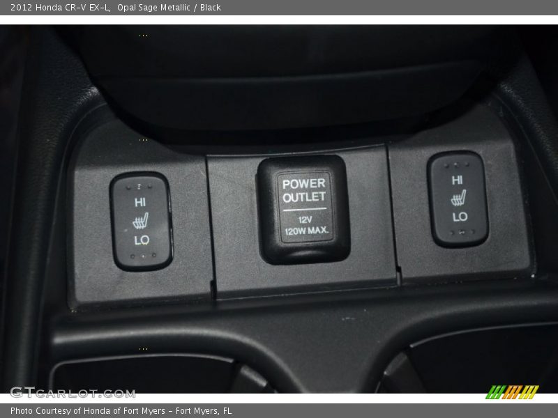 Opal Sage Metallic / Black 2012 Honda CR-V EX-L