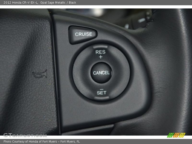 Opal Sage Metallic / Black 2012 Honda CR-V EX-L