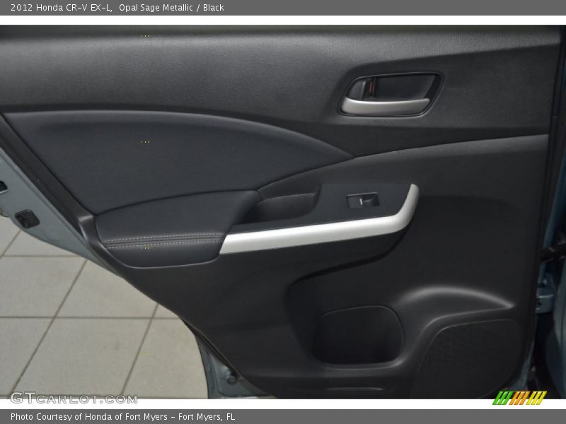Opal Sage Metallic / Black 2012 Honda CR-V EX-L