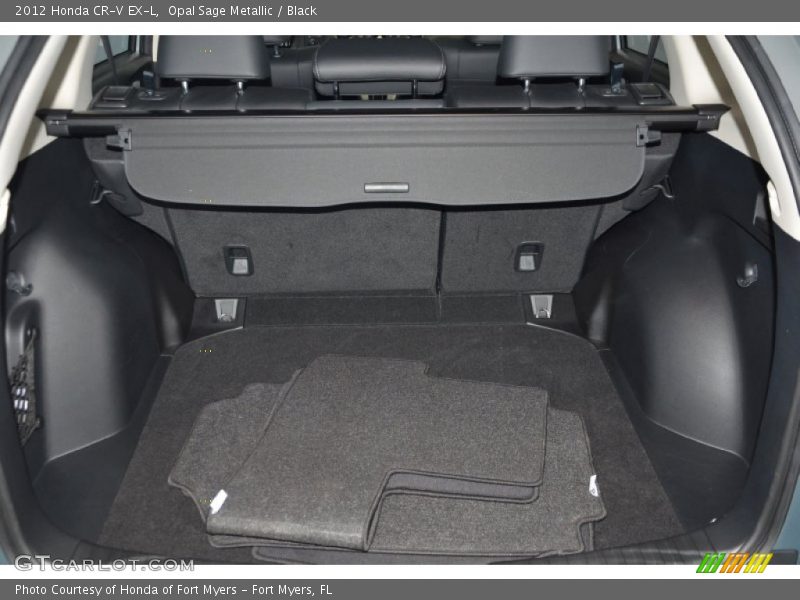 Opal Sage Metallic / Black 2012 Honda CR-V EX-L