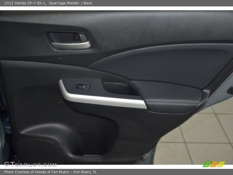 Opal Sage Metallic / Black 2012 Honda CR-V EX-L