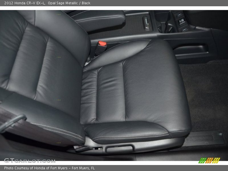 Opal Sage Metallic / Black 2012 Honda CR-V EX-L