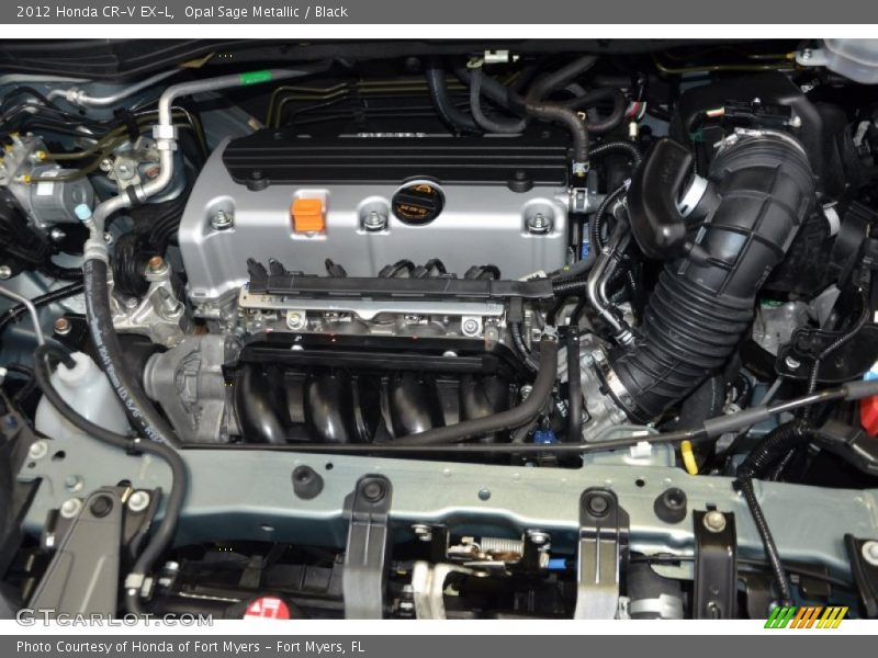 Opal Sage Metallic / Black 2012 Honda CR-V EX-L