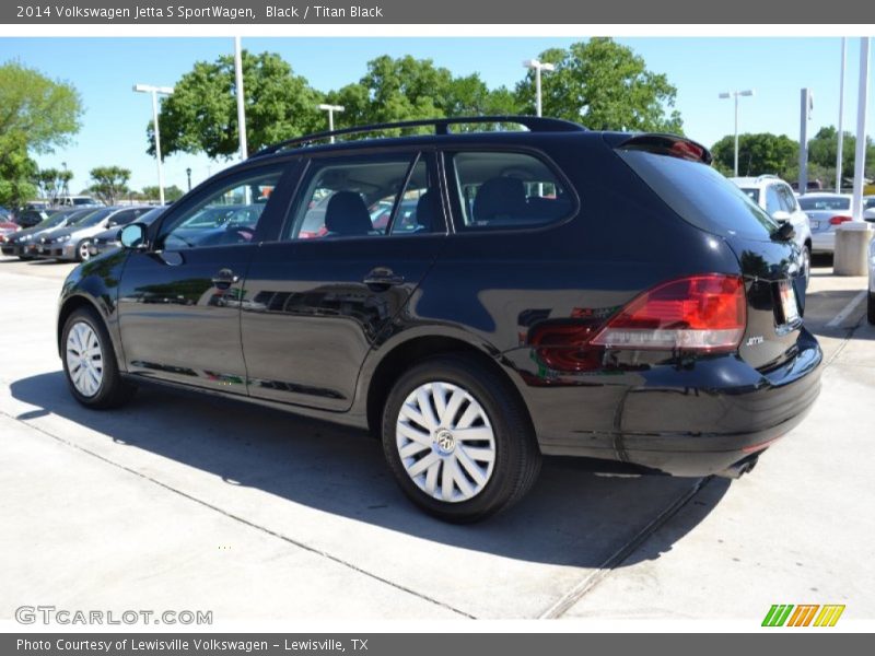 Black / Titan Black 2014 Volkswagen Jetta S SportWagen