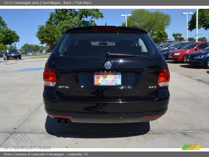 Black / Titan Black 2014 Volkswagen Jetta S SportWagen