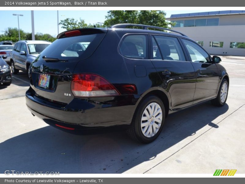 Black / Titan Black 2014 Volkswagen Jetta S SportWagen