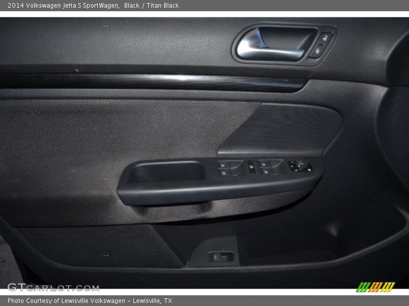 Black / Titan Black 2014 Volkswagen Jetta S SportWagen