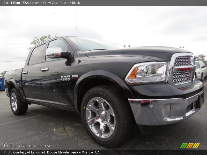 Black / Black 2014 Ram 1500 Laramie Crew Cab