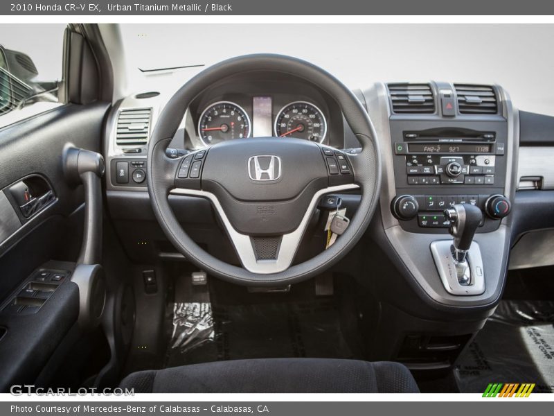 Urban Titanium Metallic / Black 2010 Honda CR-V EX