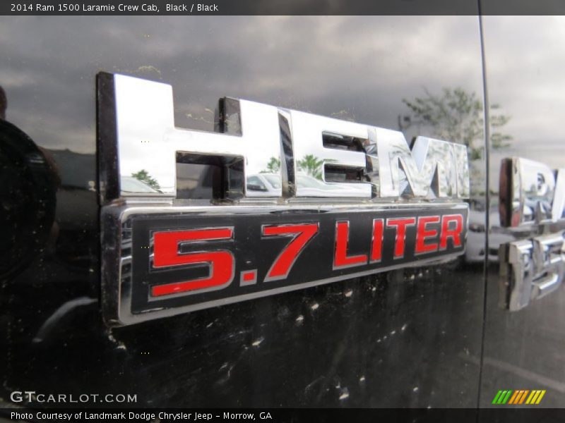 Black / Black 2014 Ram 1500 Laramie Crew Cab