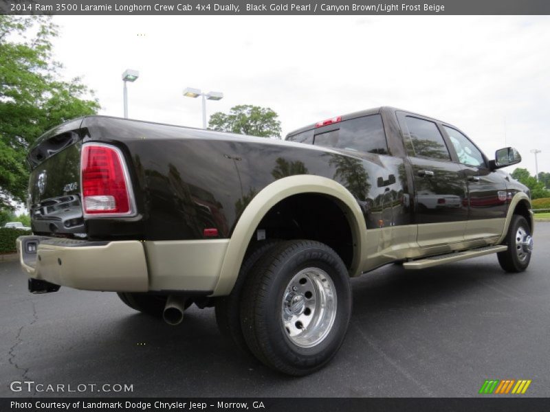  2014 3500 Laramie Longhorn Crew Cab 4x4 Dually Black Gold Pearl