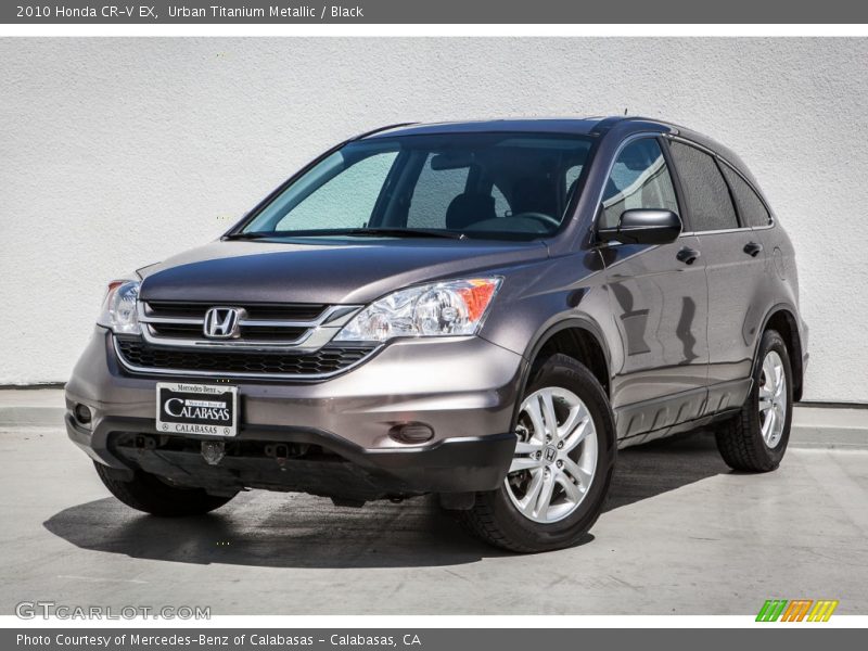Urban Titanium Metallic / Black 2010 Honda CR-V EX