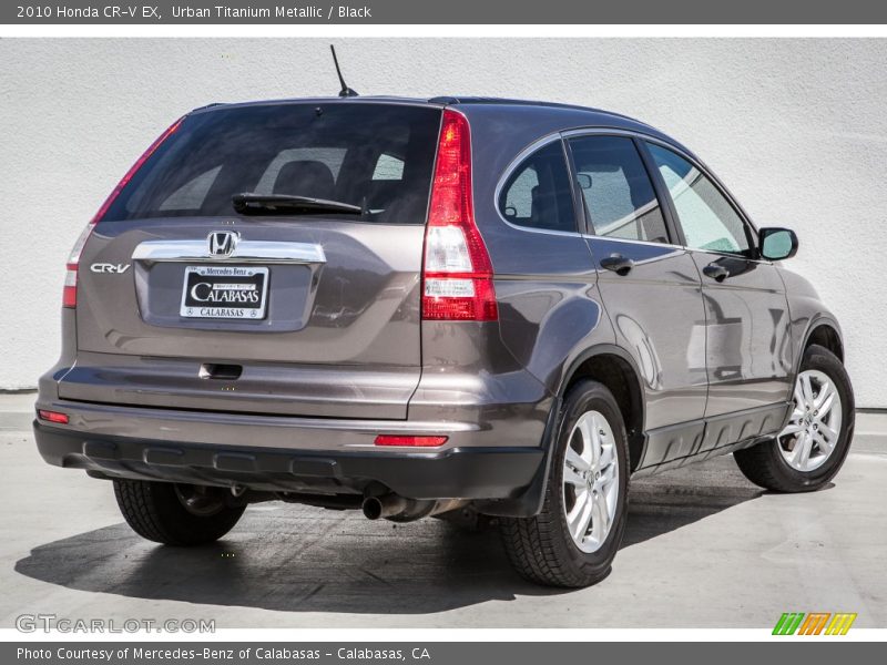 Urban Titanium Metallic / Black 2010 Honda CR-V EX