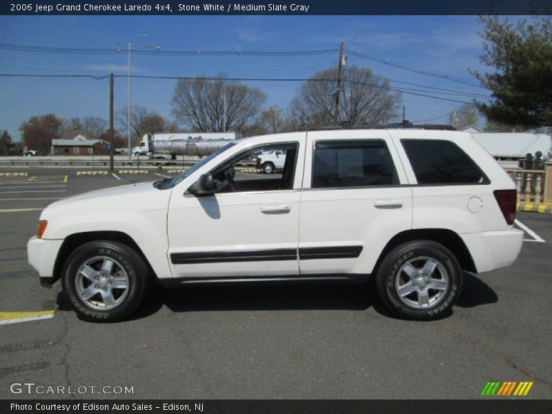 Stone White / Medium Slate Gray 2006 Jeep Grand Cherokee Laredo 4x4