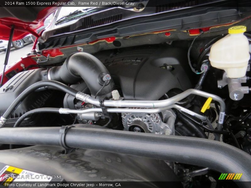 Flame Red / Black/Diesel Gray 2014 Ram 1500 Express Regular Cab