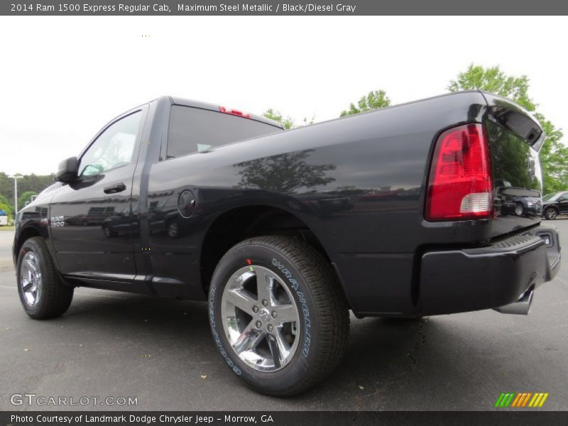 Maximum Steel Metallic / Black/Diesel Gray 2014 Ram 1500 Express Regular Cab