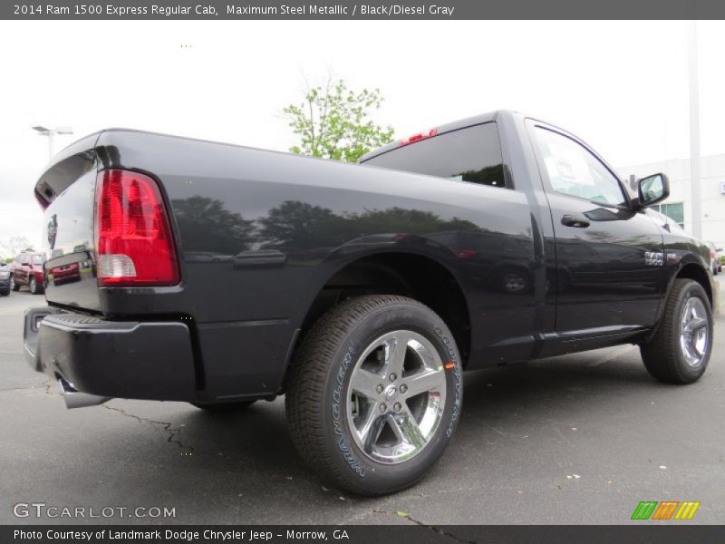 Maximum Steel Metallic / Black/Diesel Gray 2014 Ram 1500 Express Regular Cab