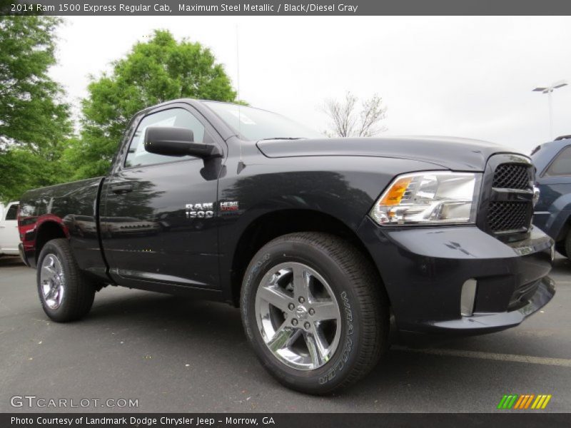 Maximum Steel Metallic / Black/Diesel Gray 2014 Ram 1500 Express Regular Cab
