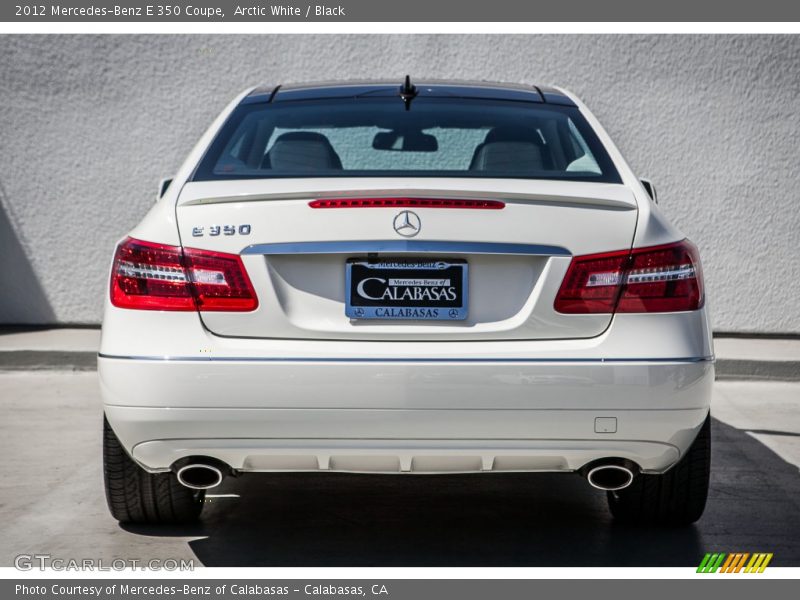 Arctic White / Black 2012 Mercedes-Benz E 350 Coupe