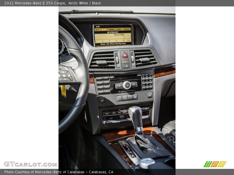 Arctic White / Black 2012 Mercedes-Benz E 350 Coupe