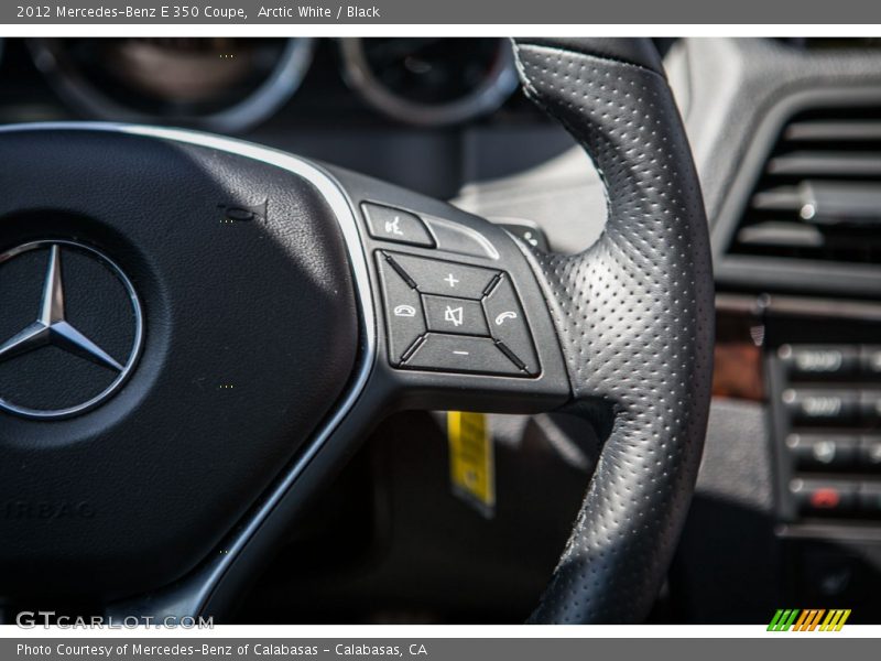 Arctic White / Black 2012 Mercedes-Benz E 350 Coupe