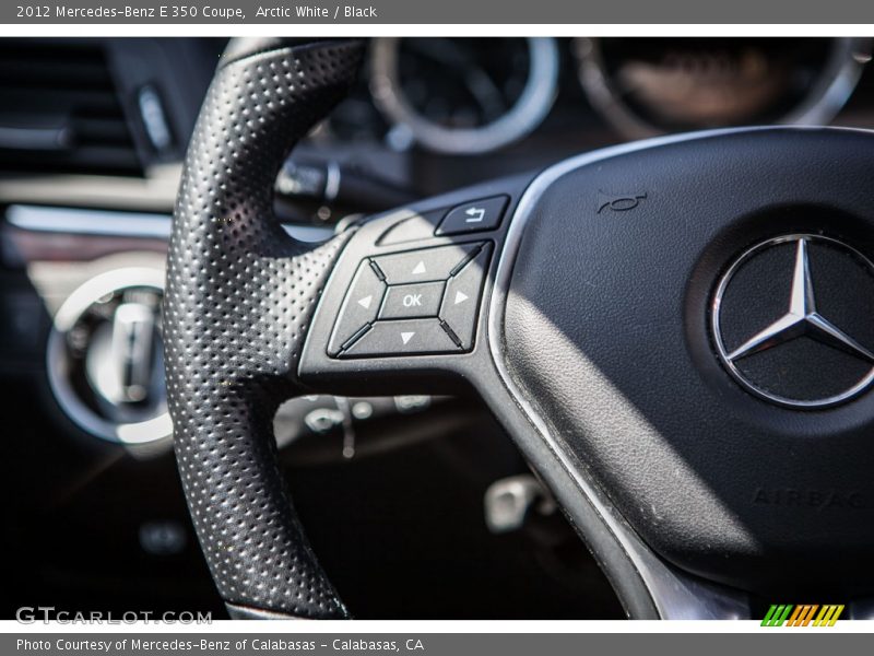 Arctic White / Black 2012 Mercedes-Benz E 350 Coupe