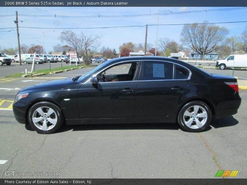 Jet Black / Auburn Dakota Leather 2006 BMW 5 Series 525xi Sedan