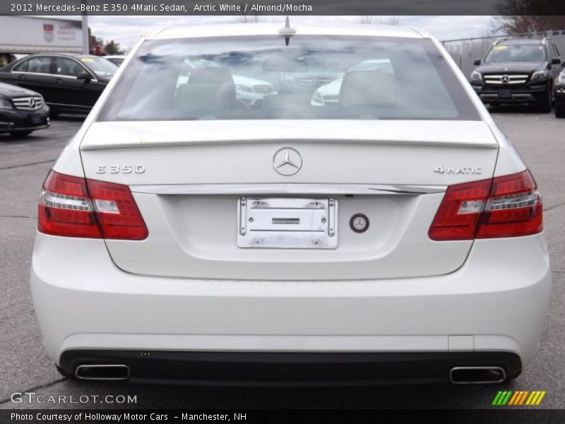 Arctic White / Almond/Mocha 2012 Mercedes-Benz E 350 4Matic Sedan