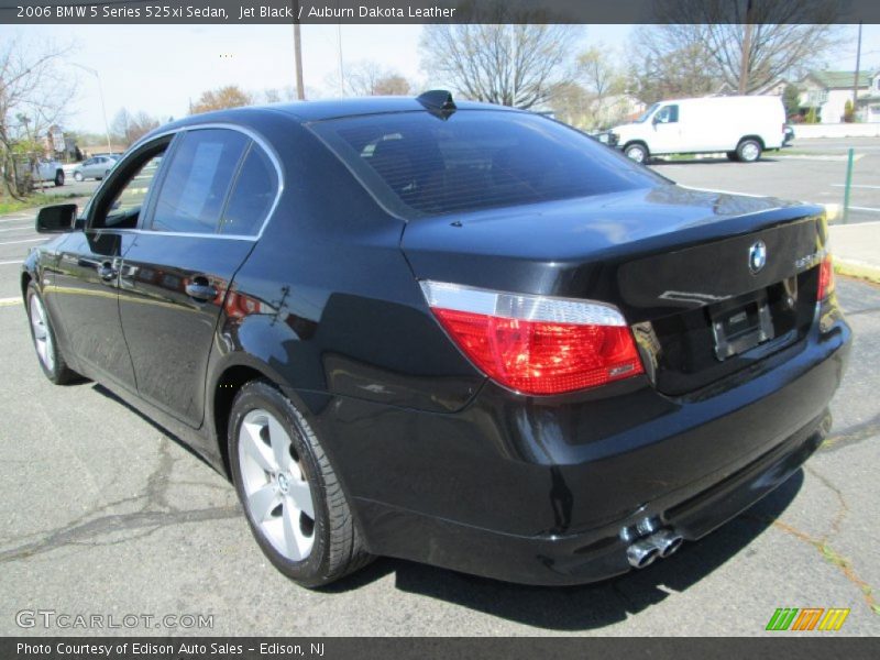 Jet Black / Auburn Dakota Leather 2006 BMW 5 Series 525xi Sedan