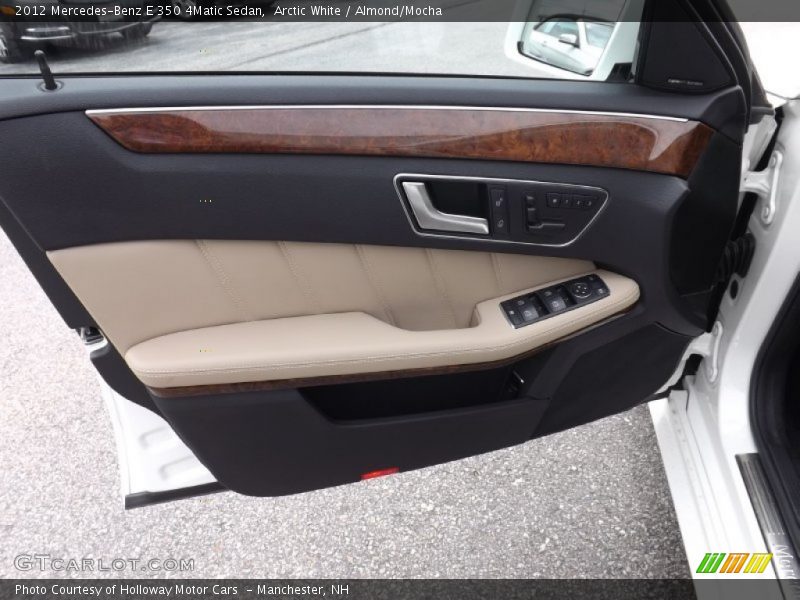 Arctic White / Almond/Mocha 2012 Mercedes-Benz E 350 4Matic Sedan