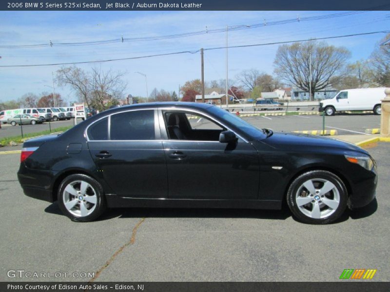 Jet Black / Auburn Dakota Leather 2006 BMW 5 Series 525xi Sedan